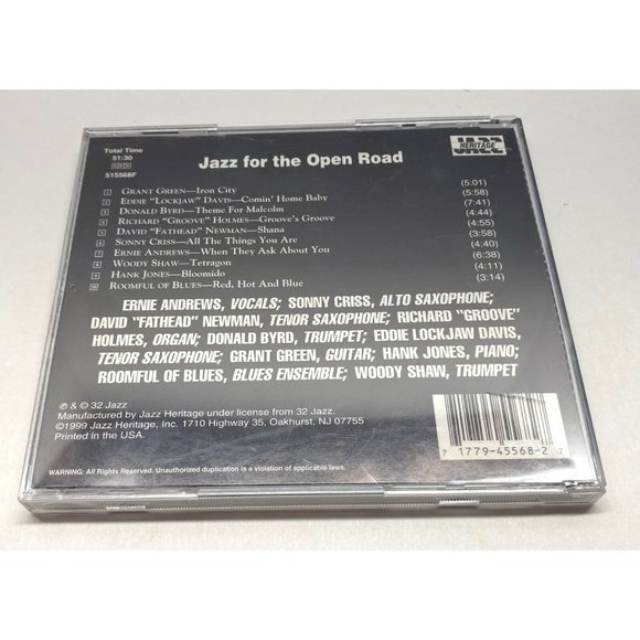 Jazz for the Open Road CD Various Artists Grant Green Woody Shaw Hank Jones - Picture 2 of 6